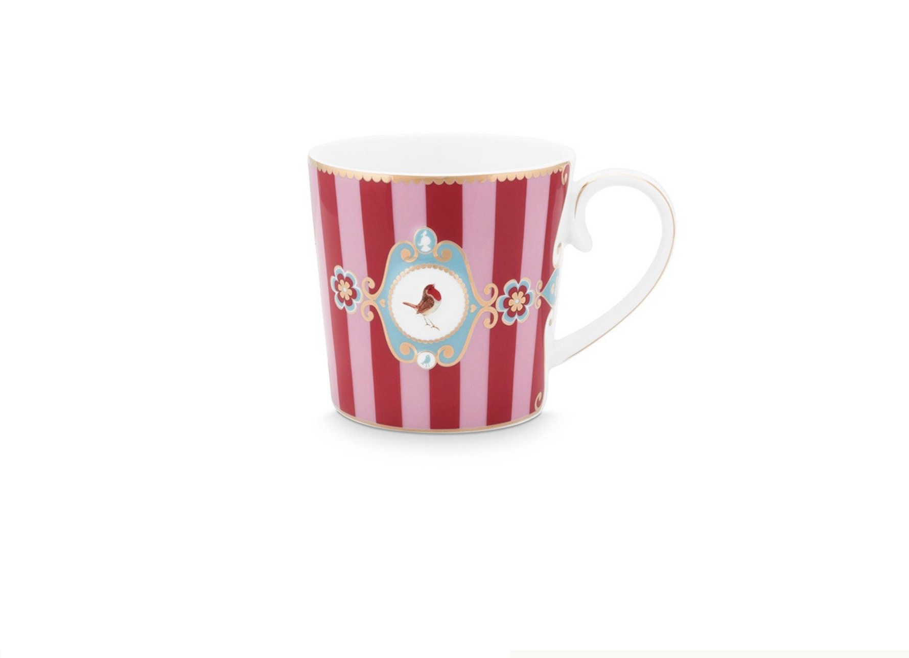 Pip Studio Love Birds Kırmızı Porselen Kupa 150 Ml