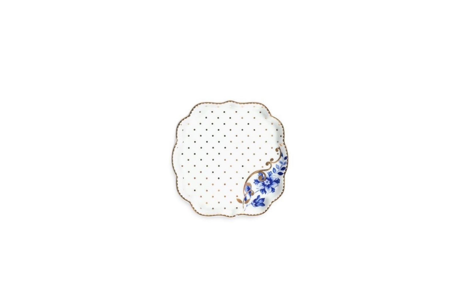 Pip Studio Royal White Mavi Beyaz Porselen Çay Tabağı
