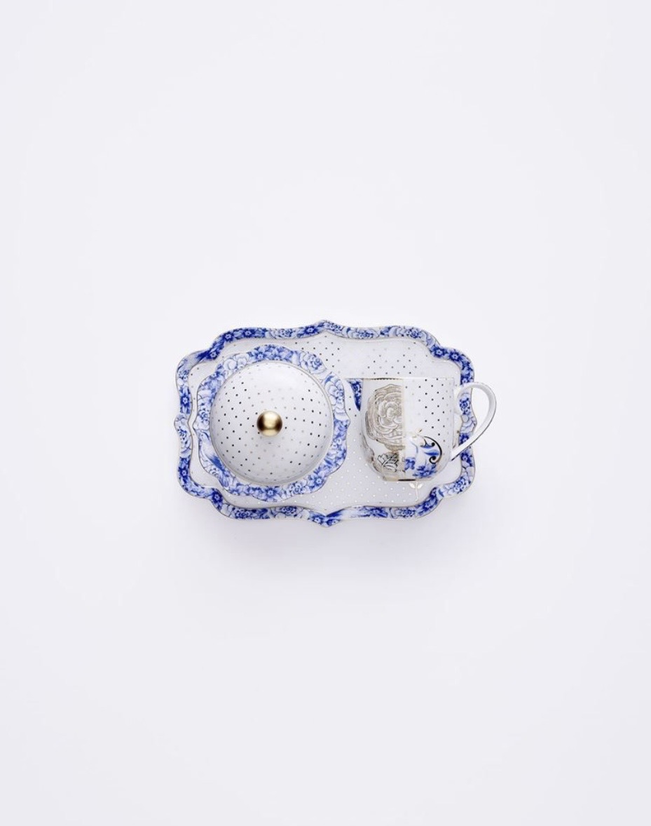 Pip Studio Royal White Beyaz Porselen Tepsi