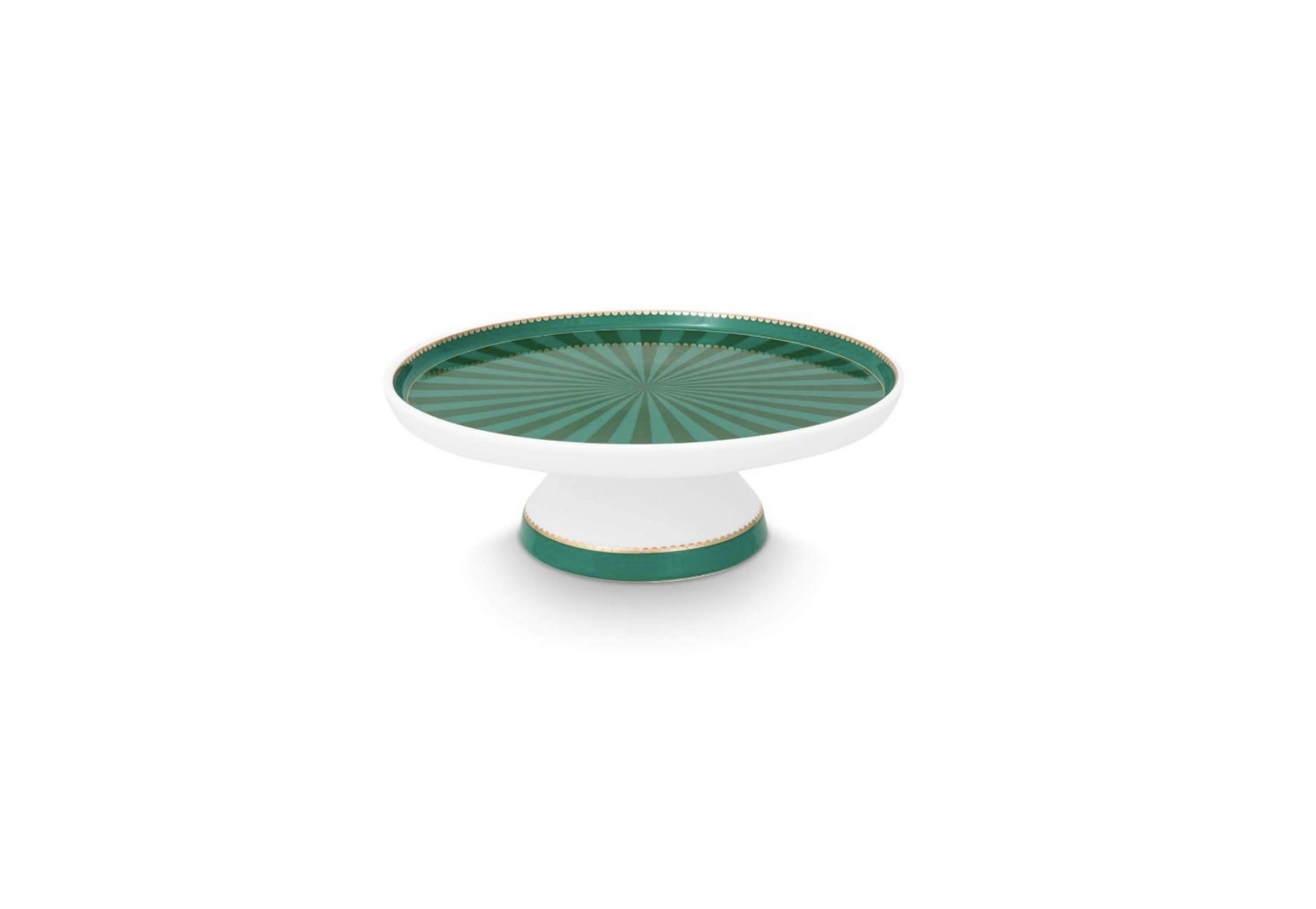 Pip Studio Yeşil Porselen Kek Stand