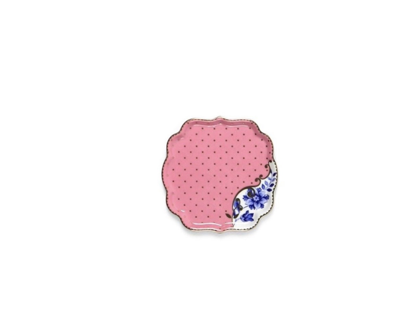 Pip Studio Royal Pembe Porselen Çay Tabağı