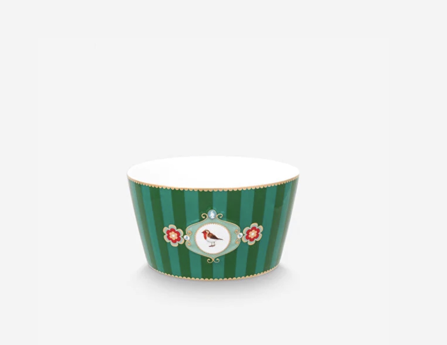 Pip Studio Love Birds Yeşil Porselen Kase
