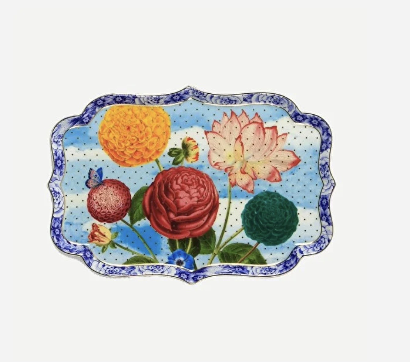 Pip Studio Royal Mavi Porselen Tepsi