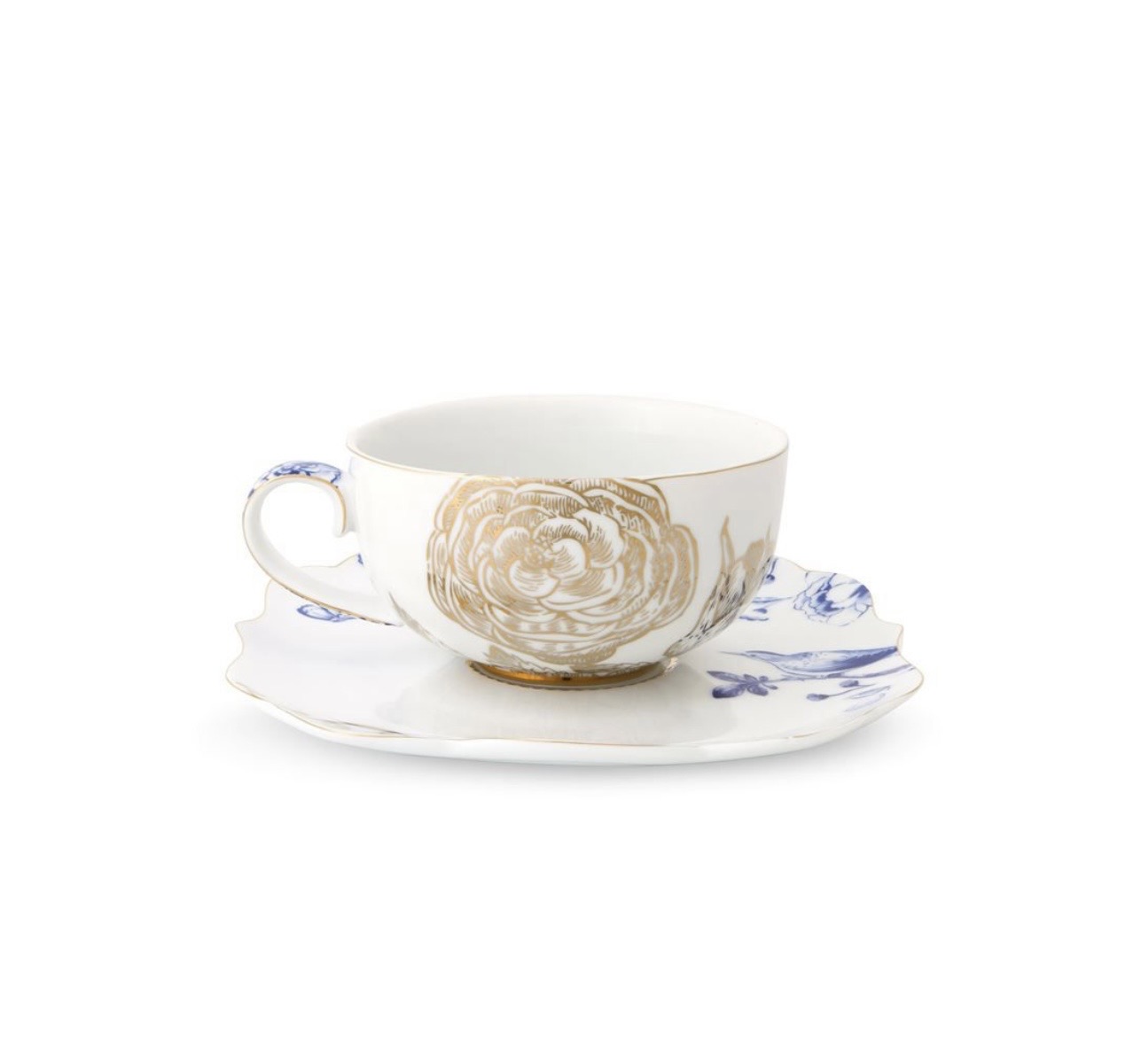 Pip Studio Royal White Mavi Beyaz Porselen Çay Fincanı 225 Ml